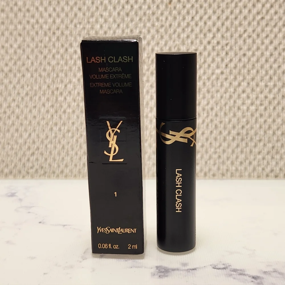 YSL Lash Clash Black Extreme Volume Mascara Travel Size .06 Oz